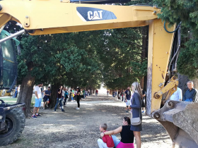 First days of “Cypress Revolution”: defending the park. Photo: Anastasija Ivović