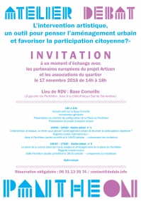Affiche AtelierDebat
